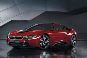 全身ブラック＆レッド！ BMW i8にも100周年記念限定車が登場