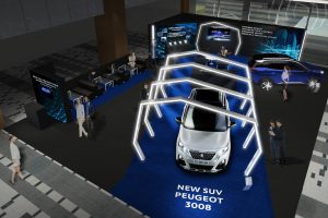 東京ミッドタウンでプジョー新型「3008」の体感イベントが開催