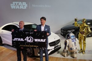 メルセデス・ベンツがコンパクトセダン「CLA」のスター・ウォーズ仕様を発表