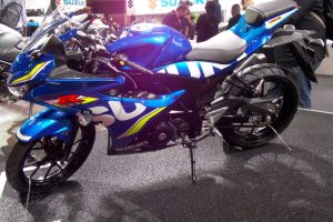 【東京モーターショー2017】DOHC4バルブの単気筒。原付二種のホットモデル、スズキ GSX-R125