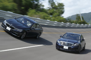 BMW 740i vs メルセデス・ベンツ S300h、その似て非なる味付けの違いが露わに！【清水和夫のDST】#70-1