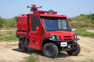 この消防車、ミニカーでなくナンバーが取れる本物です！ モリタの小型オフロード消防車が「グッドデザイン賞」を受賞