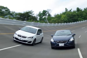 プジョー･308GTブルーHDi vs ボルボ･V40 D4 インスクリプション、ファミリーカー激戦区のCセグで真っ向勝負！【清水和夫のDST】#79-1/4