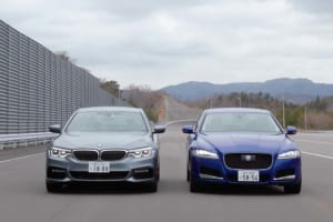 BMW・540i Mスポーツ vs ジャガー・XF ポートフォリオ、操る楽しさ再確認したEセグ・ドライバーズカーの決定戦【清水和夫のDST】#81-1/4