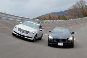 キャデラック CT6 vs マセラティ・クアトロポルテS、もはやドイツ車優位説は過去のこと、アメリカ車とイタリア車の底力に脱帽！【清水和夫のDST】#83-1/4