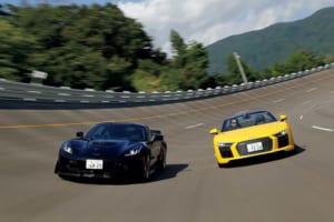 シボレー・コルベットZ06 vs アウディR8スパイダー、リアルスポーツの存在理由を探る【清水和夫のDST】#89-1/4