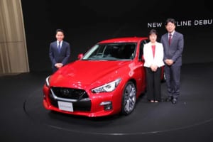 エンブレムもインフィニティから日産へと回帰！ 「新型スカイライン」が発表