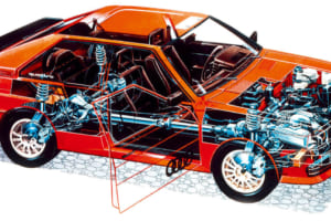 フルタイム4WDを 世に普及させた立役者「アウディ・クワトロ」【世界の傑作車スケルトン図解】#10-1