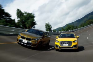 BMW X2 vs アウディQ2 、僅差の攻防を繰り広げたバイエルンの個性派コンパクトSUV対決【清水和夫のDST】#98-1/4