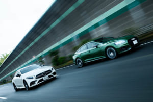 【比較試乗】「メルセデスAMG CLS 53 vs アウディ RS5 スポーツバック」スポーツ性の高いRS5、バランス重視のCLS 53