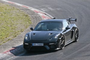 【スクープ】史上最強の「ポルシェ・ケイマン」、「GT4RS」が“ニュル”で初テスト！