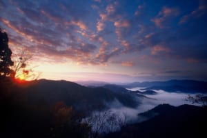 紅葉と雲海が同時に楽しめる滋賀／福井県境の林道峠（滋賀県 おにゅう峠）【雲海ドライブ＆スポット Spot 60】