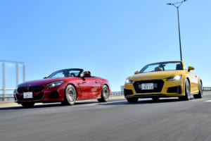 【比較試乗】「BMW Z4 vs アウディ TT ロードスター」走りの愉しさで選ぶオープン2座スポーツ