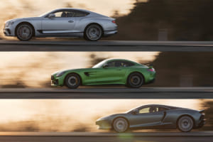 【比較試乗】「ベントレー・コンチネンタルGT vs メルセデスAMG GT R vs マクラーレンGT」あらためてGTの定義を考えてみた