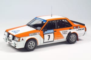 【新製品】WRCでも活躍した三菱ランサー・ターボのラリー仕様をプラモデル化！