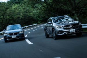 【比較試乗】「メルセデス・ベンツGLA vs BMW X1 」王道派と個性派が真っ向勝負！