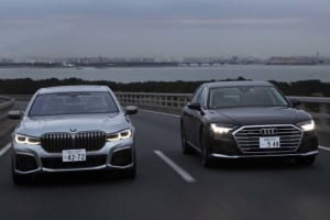 【比較試乗】「BMW 7シリーズ vs アウディ A8」ハイテクとハイクオリティを満載した旗艦足り得る価値