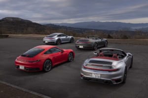 【比較試乗】「ポルシェ911カレラ vs 911カレラS vs 911カレラ4カブリオレ vs 911ターボSカブリオレ」最良の911はどの911？