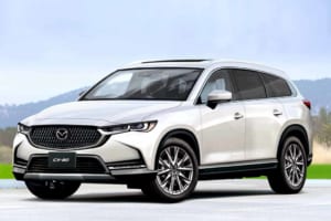 【スクープ】2023年日本導入予定！ マツダの最大級SUV『CX-80』の市販型はこうなる！