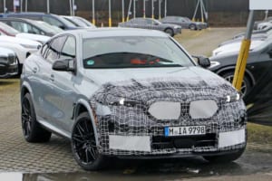 【スクープ】フロントマスクが迫力アップ！ BMW最強クーペSUV『X6M』、3代目が初の大幅改良へ！