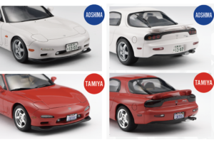 マニアックすぎ！ 3代目「RX-7(FD3S)」1/24プラモデル、アオシマ、タミヤどちらで作る？【モデルカーズ・チューニング】