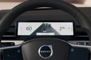 全貌は未だベールの中！ まずはインテリアをチラ見せ!? 11月発表予定のボルボ新・大型電動SUV「 EX90」とは？