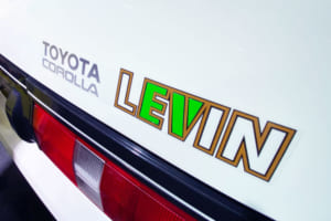 ハチロク「LEVIN」に「EV」の2文字!「モリゾウ社長」が語った「EVレビン」何故作られた!? 【東京オートサロン2023】