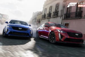 キャデラック「CT4-V Blackwing」「CT5-V Blackwing セダン」、人気ゲーム『Forza Horizon 5』に期間限定で登場！