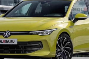 【スクープ】ヘッドライトはよりスリムな形状に！ VW「ゴルフ」改良新型の最終デザインはこれだ！