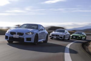 【比較試乗】コンパクトなハイパフォーマー。ドライビングファンは三者三様「BMW・M2クーペ vs メルセデスAMG・CLA35 4マチック vs アウディ・RS3セダン」