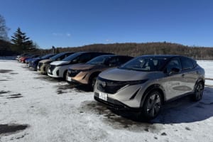 【雪上試乗】雪上でのアリアのバランスに優れた走りに魅了された！「日産インテリジェント・ウインタードライブ」