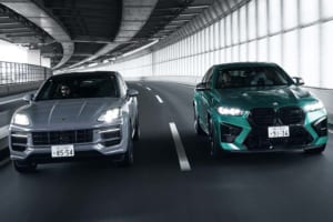 【比較試乗】共にV8ツインターボユニットを搭載するハイパフォーマンス・クーペSUV。バランス重視ならカイエンS、スパルタン好きならX6M一択！「ポルシェ・カイエンSクーペ vs BMW・X6Mコンペティション」