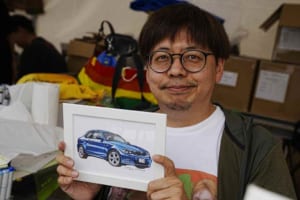 恒例となっている「遠藤イヅル」氏イラスト展＆販売コーナーを今回も出展します！【ル・ボラン カーズ・ミート2024 横浜】