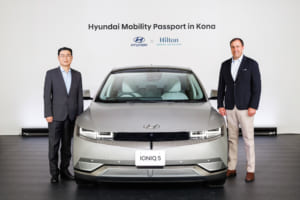 Hyundaiとヒルトングランドバケーションズが国境を越えたZEV体験でパートナーシップを締結