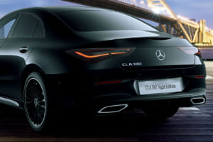 オールブラックの外観がスタイリッシュな限定車！メルセデス・ベンツ、「CLA180ナイトエディション」を発売