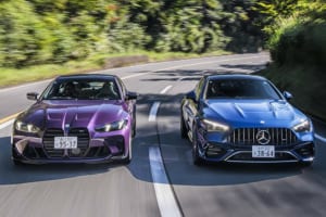 【比較試乗】スポーツクーペの王道を征く。2大ブランドのハイパフォーマンスモデルが揃い踏み！「BMW・M4 vs メルセデスAMG・CLE53」