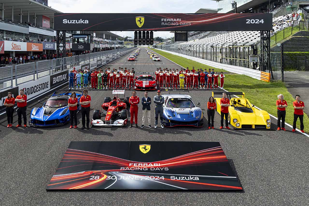 フェラーリ「499Pモディフィカータ」日本初走行を無料で見られる！「フェラーリ・レイシング・デイズ2025」が6月20～21日FSWにて開催決定