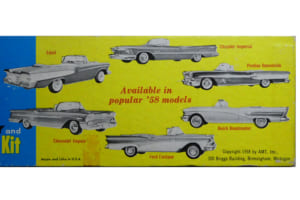 amt製1/25スケール・プラモデルの1958年型シリーズ一覧