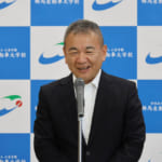 Hyundai Mobility Japan株式会社 代表取締役社長 七五三木敏行氏は「学生の皆さんによく見ていただいて率直な声を聞かせてほしい」と挨拶。