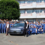 群馬自動車大学校に教材車両として贈呈されたヒョンデ・コナ。