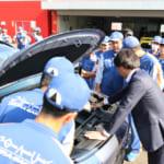 群馬自動車大学校に教材車両として贈呈されたヒョンデ・コナ。
