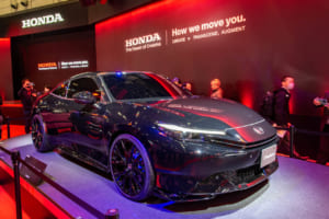東京オートサロン2025に展示されたホンダ新型プレリュード