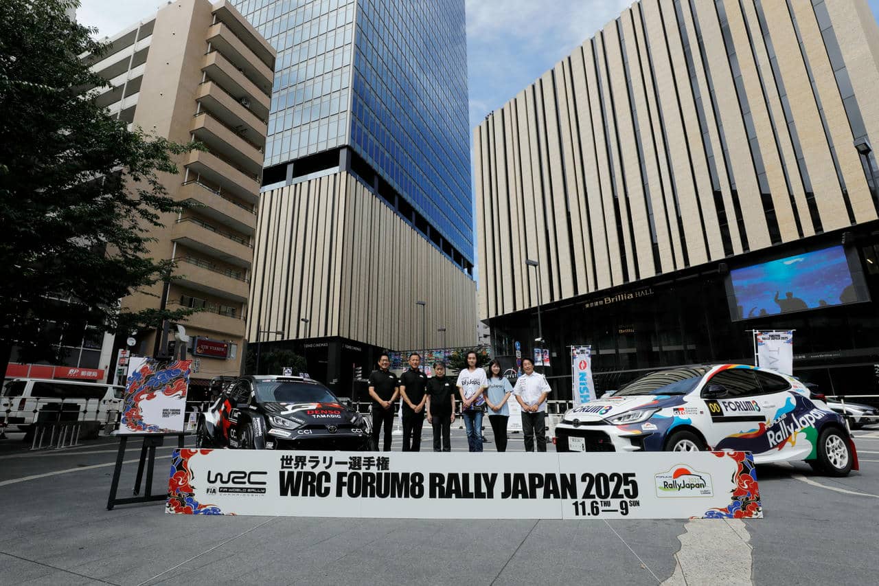 夜の豊田市街地をラリーカーが疾走する!「ラリージャパン2025」の新たな魅力を新井敏弘・梅本まどか・三木眞一郎が語った
