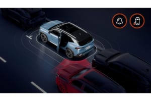 ルノーの新たな世界戦略SUV「ボレアル」の先進安全装備についての解説図。
