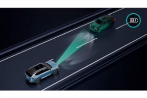 ルノーの新たな世界戦略SUV「ボレアル」の先進安全装備についての解説図。
