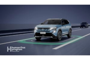ルノーの新たな世界戦略SUV「ボレアル」の先進安全装備についての解説図。