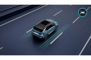 ルノーの新たな世界戦略SUV「ボレアル」の先進安全装備についての解説図。