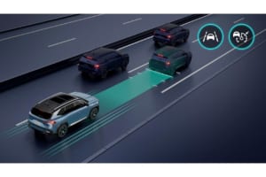 ルノーの新たな世界戦略SUV「ボレアル」の先進安全装備についての解説図。