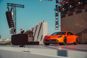 CONCEPT AMG GT XX：発表会はAMGの本拠地、ドイツ・アファルターバッハで開催された。従業員2500人を招待し、世界中からメディアやインフルエンサーを招くなど、近年稀に見る大々的なイベントだった。