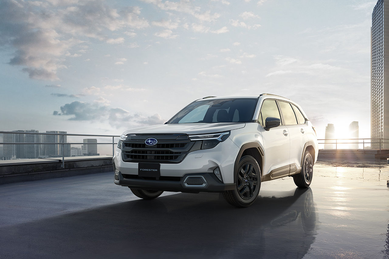 黒が際立つ、大人のスポーティSUV。スバル「フォレスター」に上質感を